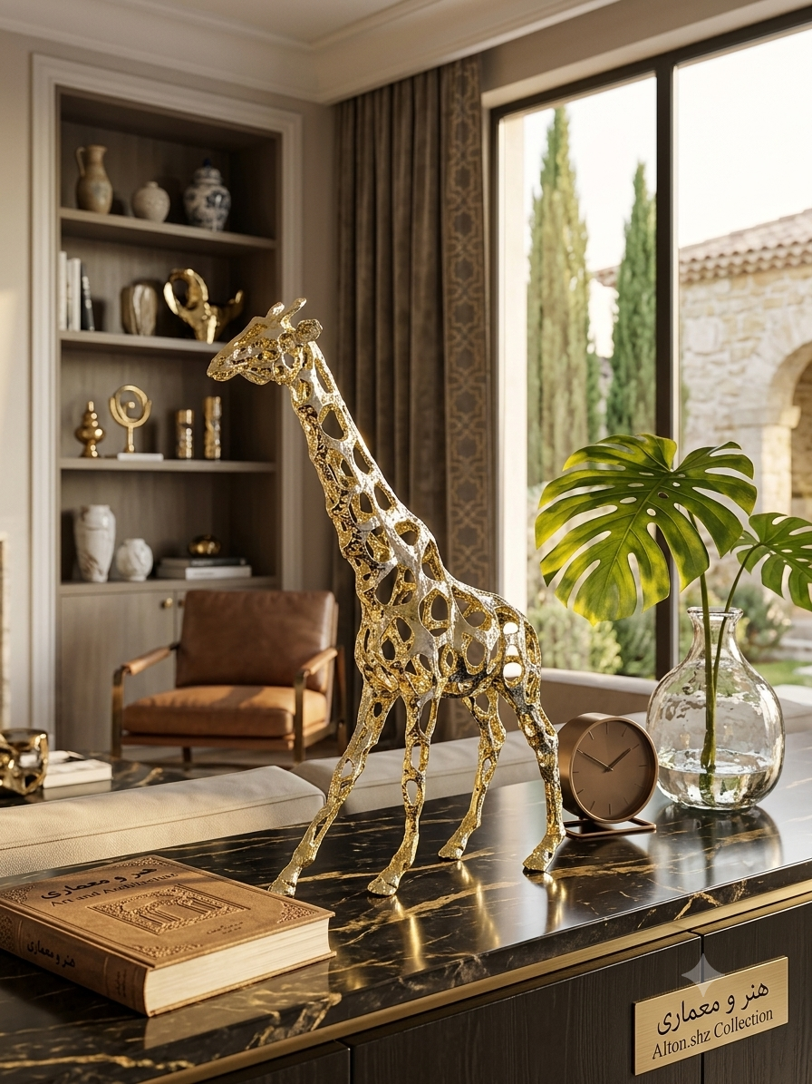 تندیس دکوری طرح زرافه