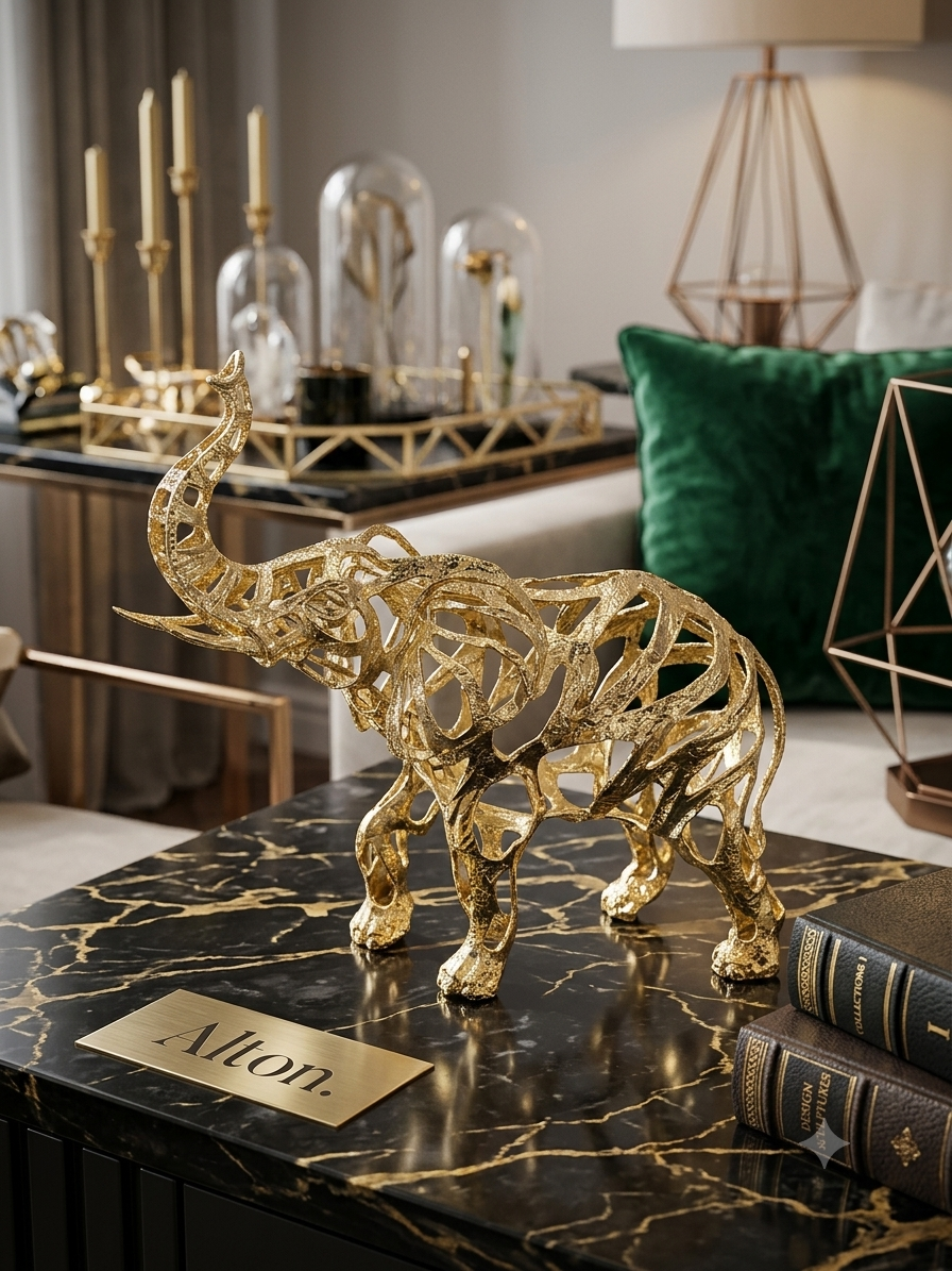 تندیس دکوری طرح فیل